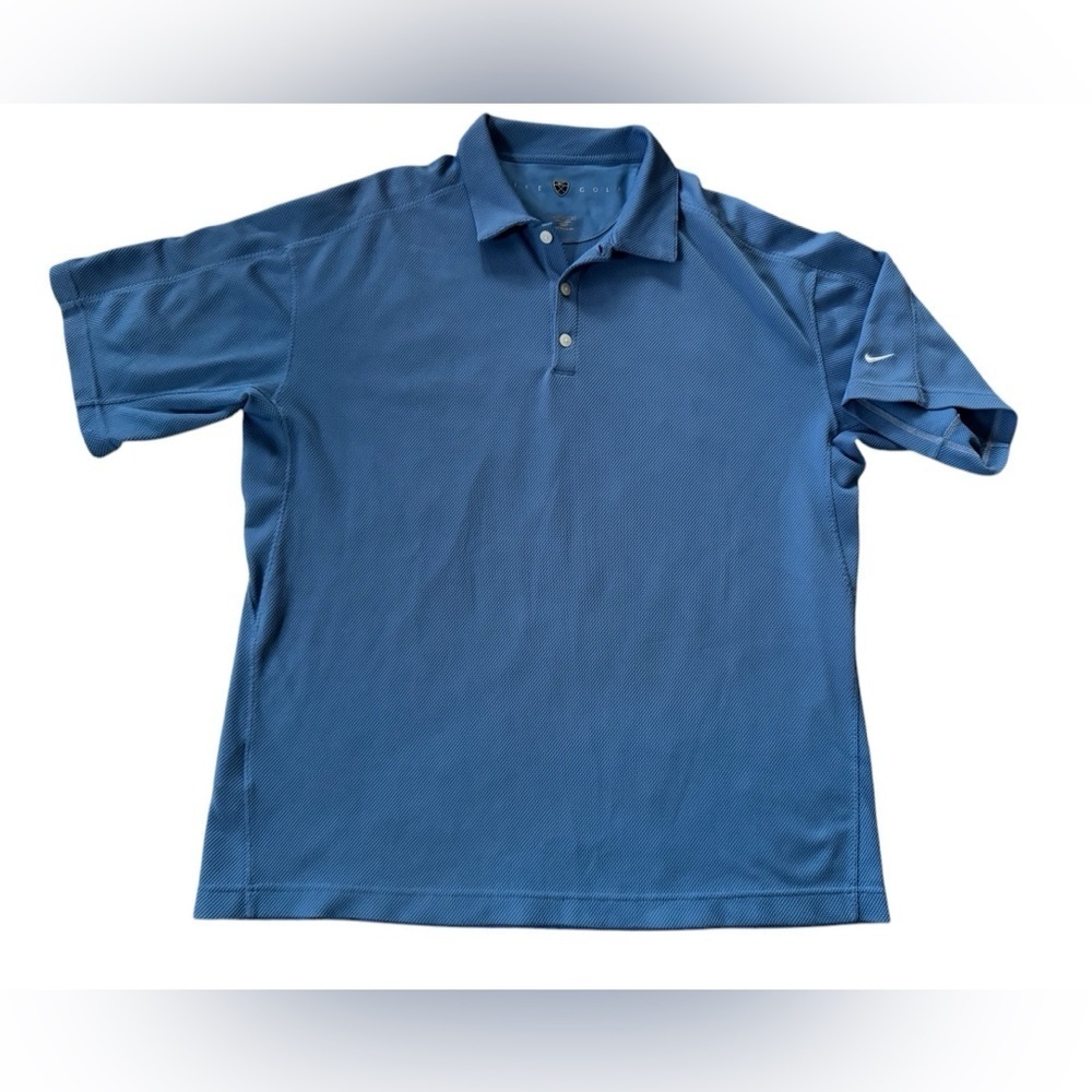 Men Nike Golf Polo T Shirt Size XL Light Blue